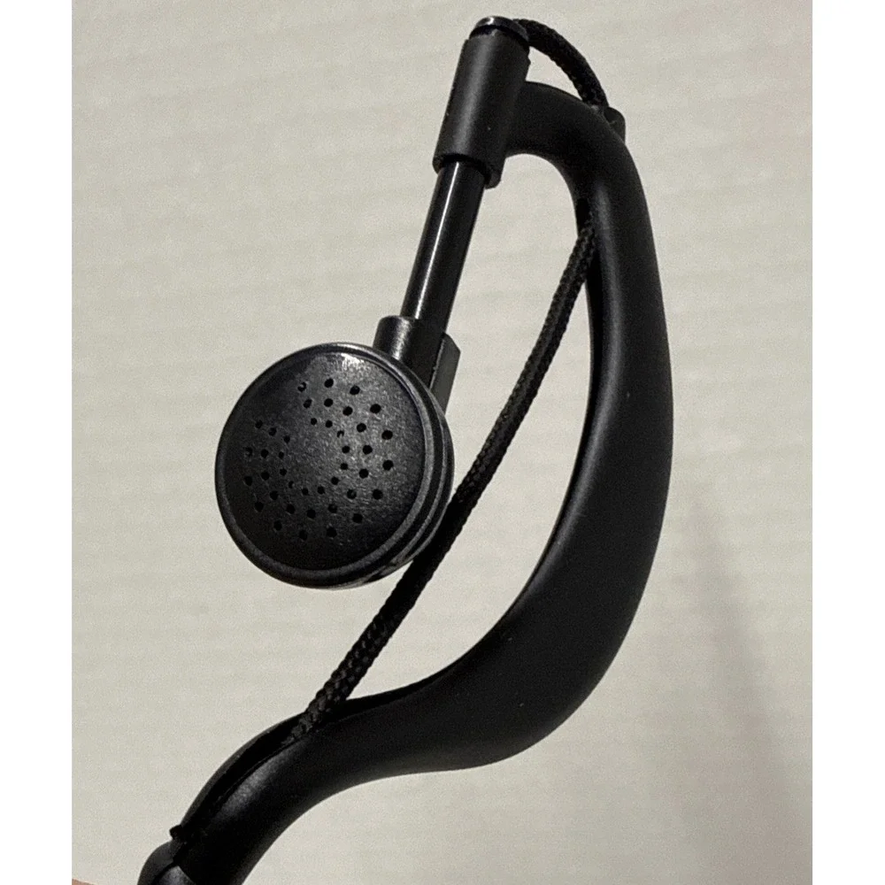 2-Pin HQRP Mic Headset Earpiece Radio Boafeng, Wouxun, and KayTom